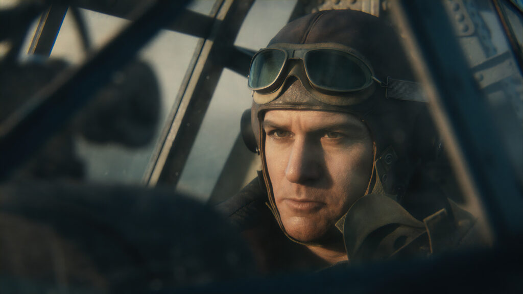 WWII Fighter Pilot Cinematic Cockpit View 4K Desktop Wallpaper