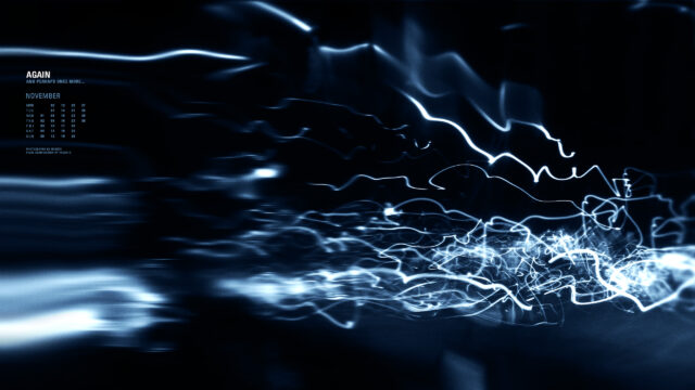 Abstract Light Trails and Dark Aesthetic Motion Blur 4K Desktop Wallpaper