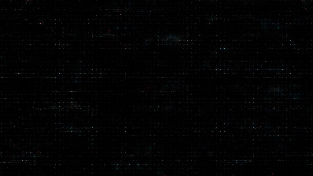 Minimalist Cyberpunk Data Stream Digital Grid 4K Desktop Wallpaper