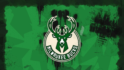 Milwaukee Bucks Grunge Style Basketball Team Logo 4K Desktop Wallpaper