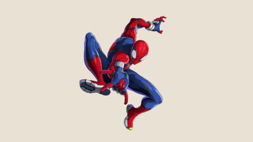 Spider-Man Stylized Action Pose High Definition PC Desktop Wallpaper