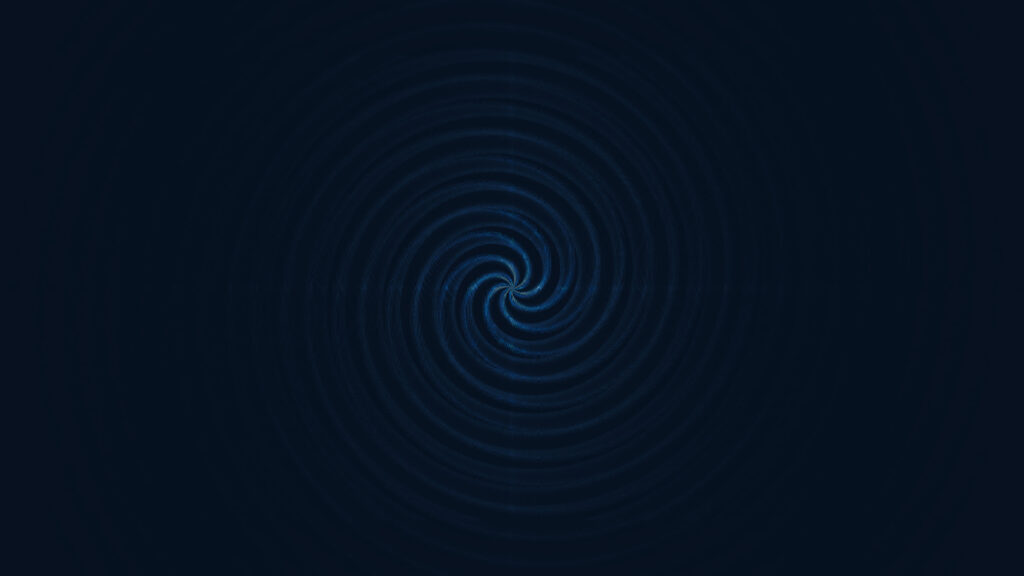 Minimalist Dark Blue Spiral Abstract Vortex 4K Desktop Wallpaper