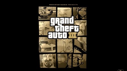 Iconic Grand Theft Auto III Art Collage Desktop Wallpaper