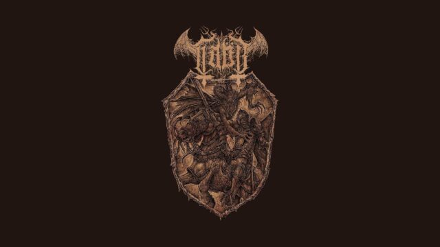 Dark Medieval Fantasy Knight and Demon Combat Illustration PC Wallpaper