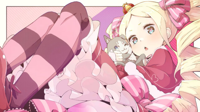 Beatrice and Puck Re Zero Anime Aesthetic 4K Desktop Wallpaper