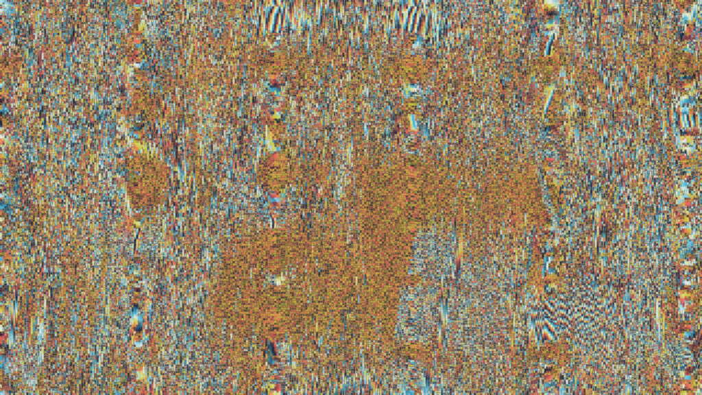 Abstract Glitch Noise Texture Digital Art PC Wallpaper