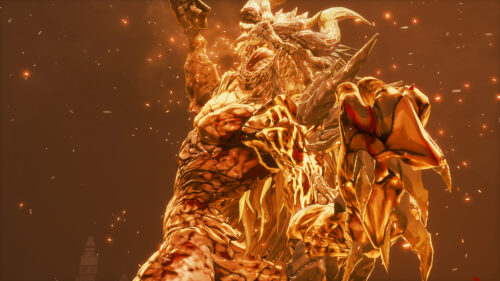 Ferocious Golden Dragon Beast Fantasy Creature 4K Wallpaper