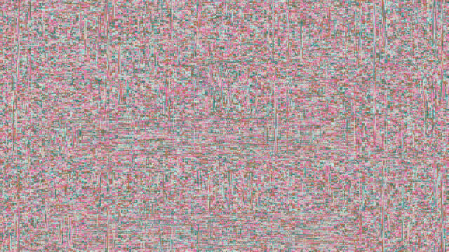 Abstract Pink and Teal Digital Glitch Texture Desktop Wallpaper