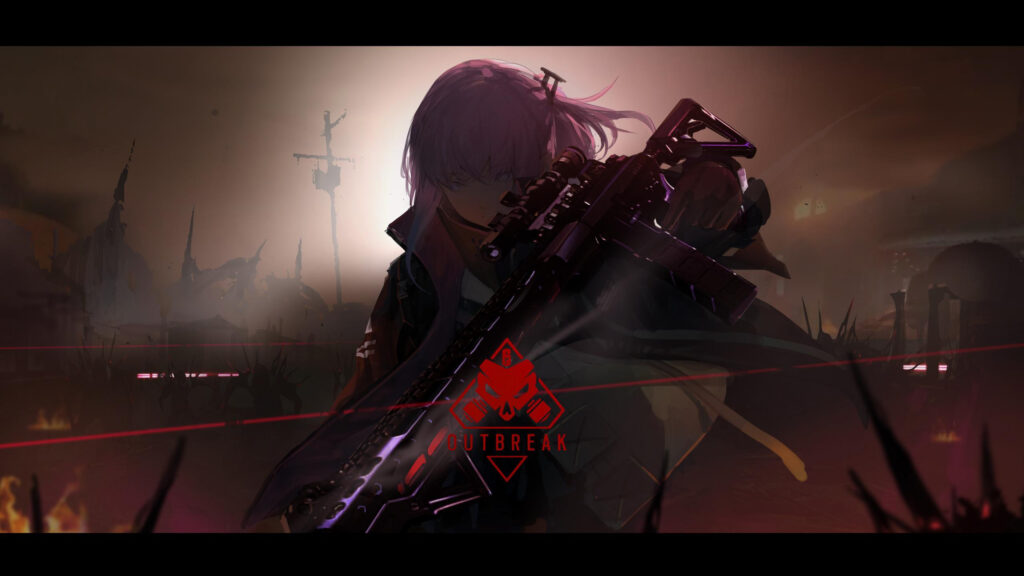 Rainbow Six Siege Outbreak Anime Girl Sniper PC Wallpaper