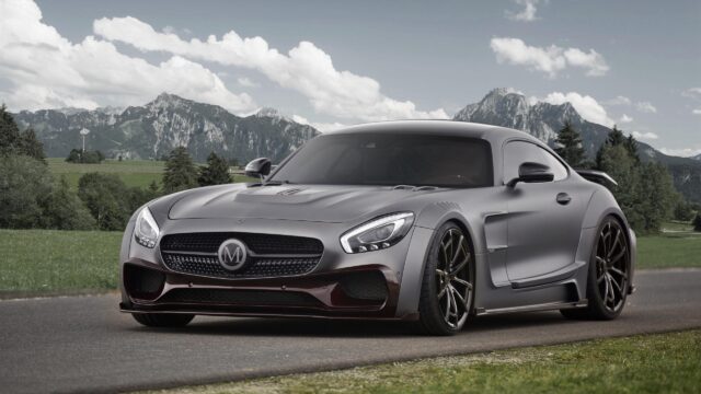Mansory Mercedes-AMG GT S Matte Grey Sports Car Desktop Wallpaper
