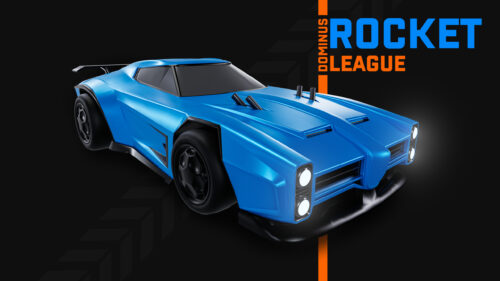 Blue Dominus Car from Rocket League 4K Desktop Wallpaper