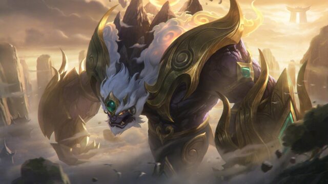 Malphite Shan Hai Scrolls League of Legends 4K Desktop Wallpaper