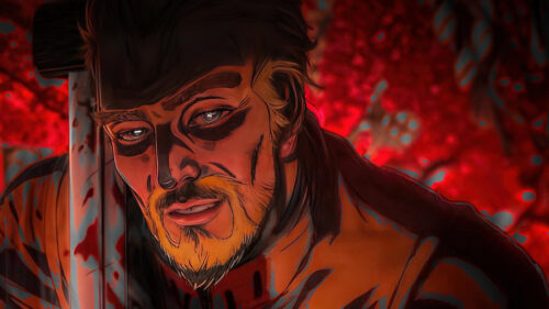 Solid Snake Metal Gear Solid Portrait Art 4K Desktop Wallpaper