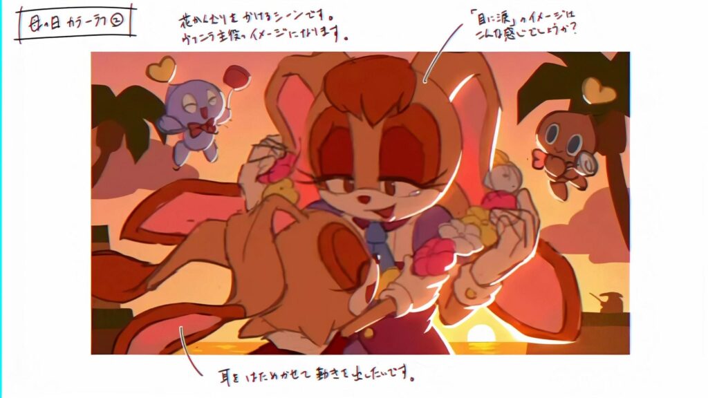 Vanilla and Cream The Rabbit Mothers Day Sonic Art 4K Wallpaper
