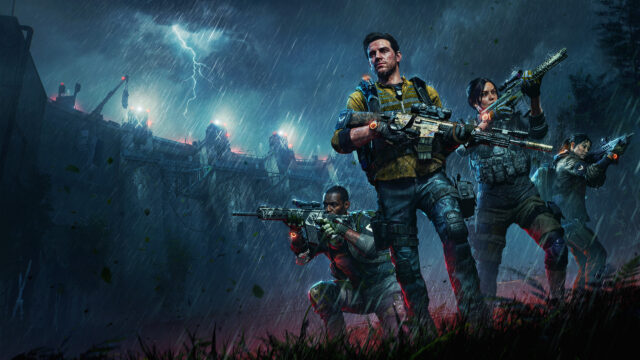 The Division 2 Tactical Squad Rain Storm 4K Desktop Wallpaper