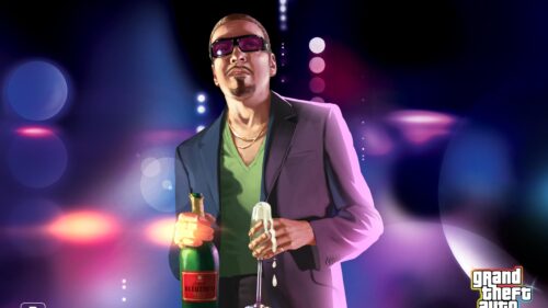 Grand Theft Auto V Luis Lopez Nightclub Scene 4K Desktop Wallpaper