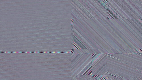 Abstract Glitch Digital Art Texture in Muted Tones 4K Wallpaper