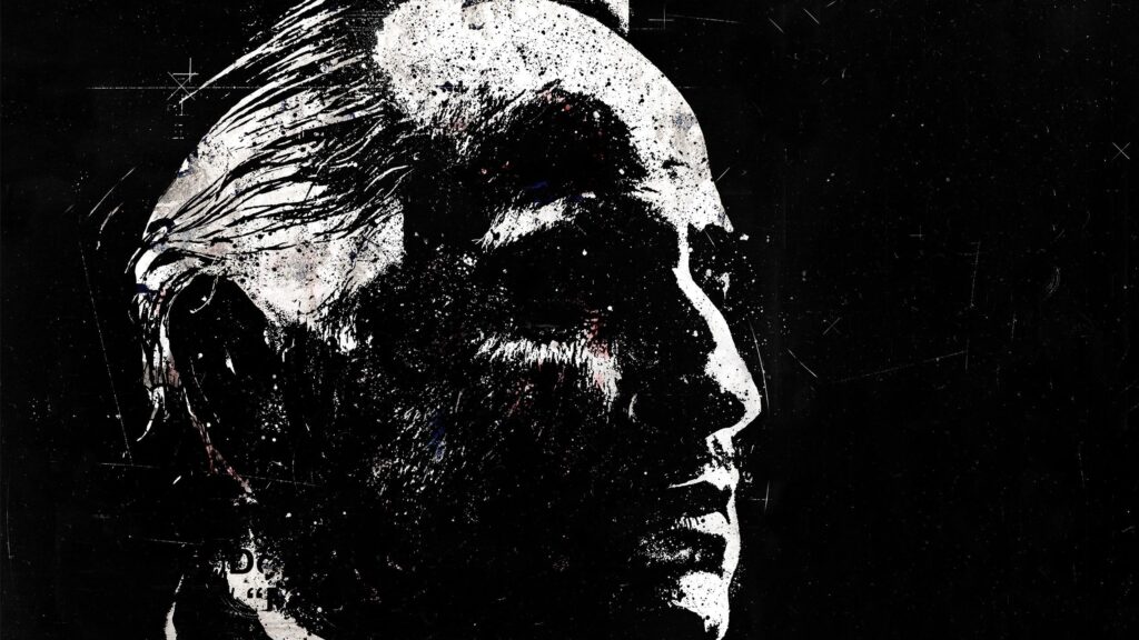Marlon Brando The Godfather Gritty Portrait Cinematic 4K Desktop Wallpaper