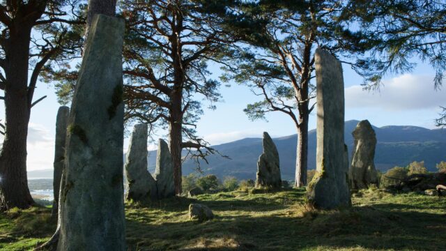 Ancient Standing Stones at Duncraig Scotland 4K Desktop Wallpaper