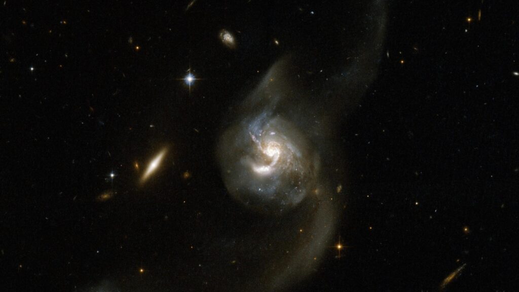 Stunning Spiral Galaxy Deep Space Nebula Cosmic 4K Desktop Wallpaper