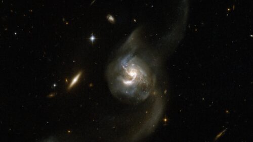 Stunning Spiral Galaxy Deep Space Nebula Cosmic 4K Desktop Wallpaper