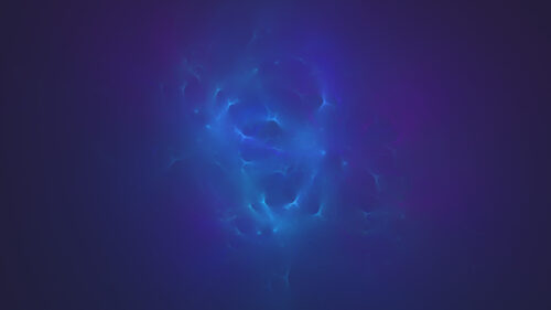 Ethereal Blue Cosmic Nebula Abstract Art 4K Desktop Wallpaper
