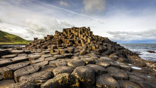 Majestic Basalt Columns of the Giant’s Causeway Northern Ireland 4K Desktop Wallpaper
