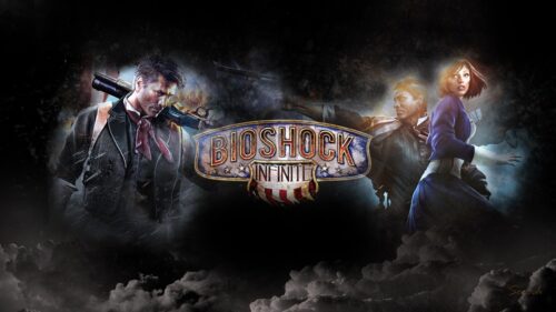 Bioshock Infinite Booker DeWitt and Elizabeth 4K Desktop Wallpaper