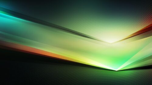 Abstract Glowing Geometric Shapes Digital Art PC Wallpaper