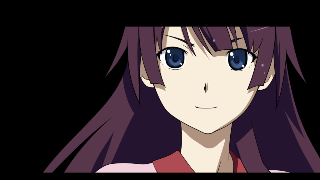 Hitagi Senjougahara Anime Portrait High Quality PC Wallpaper