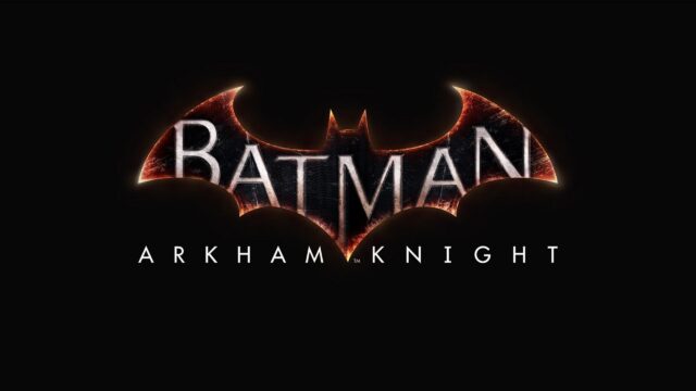 Batman Arkham Knight Logo Cinematic Dark 4K PC Wallpaper