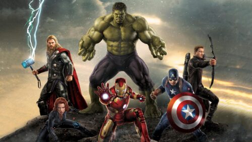 The Avengers Assemble Cinematic Action Team 4K Desktop Wallpaper