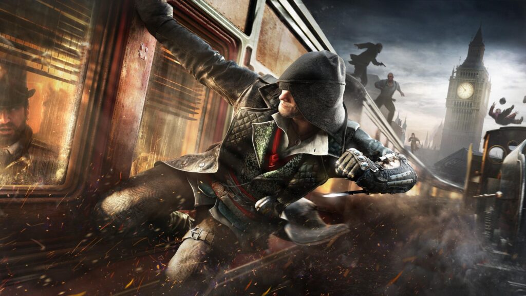 Jacob Frye Assassins Creed Syndicate Action Train Battle Desktop Wallpaper