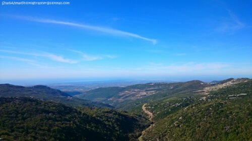 Panoramic Mountain Valley Overlooking the Mediterranean Coastline PC Wallpaper