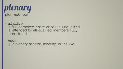Minimalist Educational Plenary Word Definition Minimal Style Desktop Wallpaper