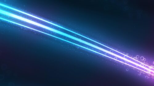 Abstract Glowing Blue and Purple Light Streaks 4K Desktop Wallpaper