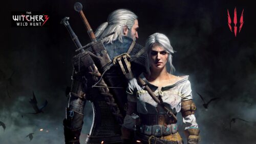 Geralt and Ciri The Witcher 3 Wild Hunt Dark Cinematic 4K Desktop Wallpaper