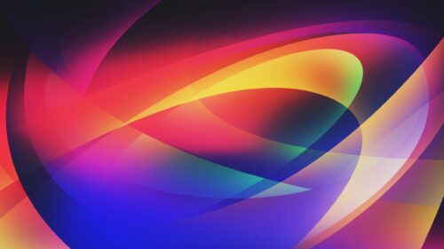 Vibrant Abstract Curvature and Colorful Liquid Motion 4K Desktop Wallpaper