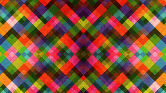 Vibrant Multicolored Geometric Pattern 4K PC Wallpaper