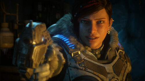Kait Diaz Gears 5 Combat Portrait Cinematic PC Wallpaper