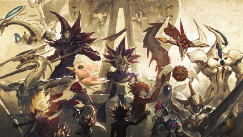 Yu-Gi-Oh Legendary Heroes and Duel Monsters Artistic Desktop Wallpaper