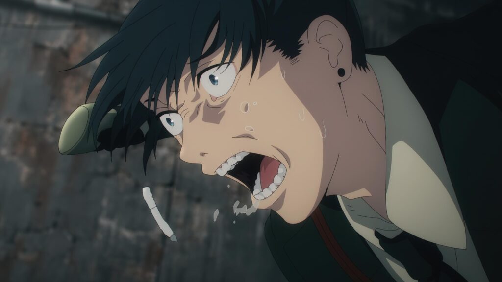 Aki Hayakawa Screaming in Terror Chainsaw Man Anime PC Wallpaper