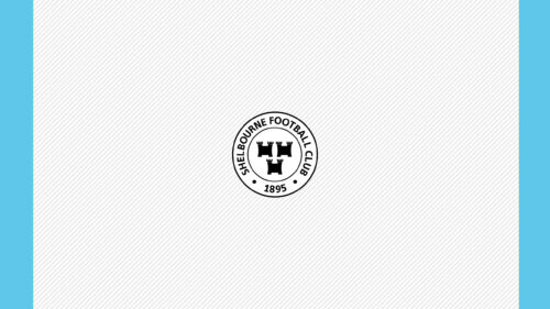 Shelbourne Football Club Minimalist Logo 4K Desktop Wallpaper