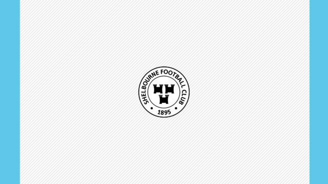Shelbourne Football Club Minimalist Logo 4K Desktop Wallpaper