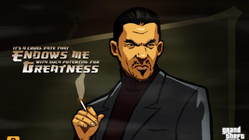 Grand Theft Auto Liberty City Stories Toni Cipriani Smoking Desktop Wallpaper