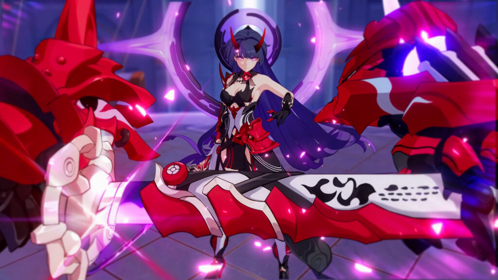 Raiden Mei Herrscher of Thunder Honkai Impact 3rd Desktop Wallpaper