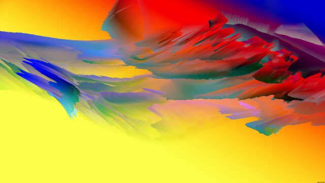 Abstract Colorful Fluid Art Explosion High Resolution Desktop Wallpaper