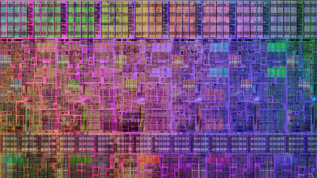 Abstract Macro CPU Microchip Processor Technology 4K Wallpaper