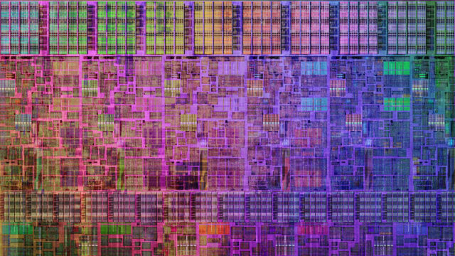 Abstract Macro CPU Microchip Processor Technology 4K Wallpaper