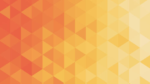 Minimalist Orange and Yellow Geometric Triangle Gradient PC Wallpaper